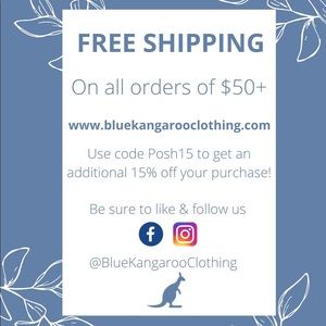 FREE shipping on orders $50+
